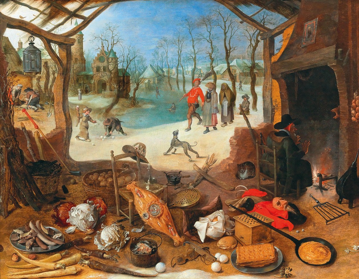 Eine Allegorie des Winters von Sebastiaen Vrancx