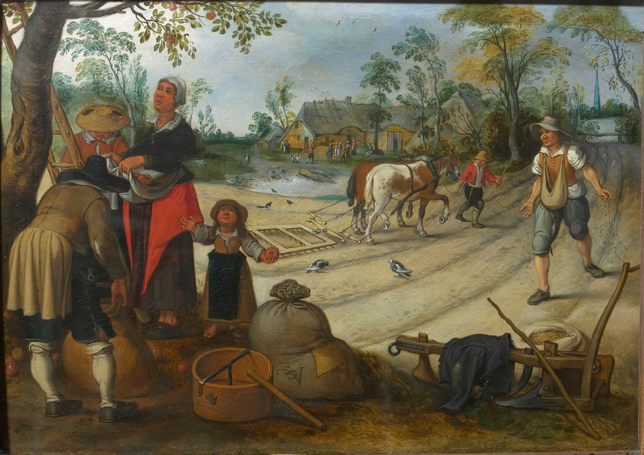 Der Monat September, ca. 1618 von Sebastiaen Vrancx