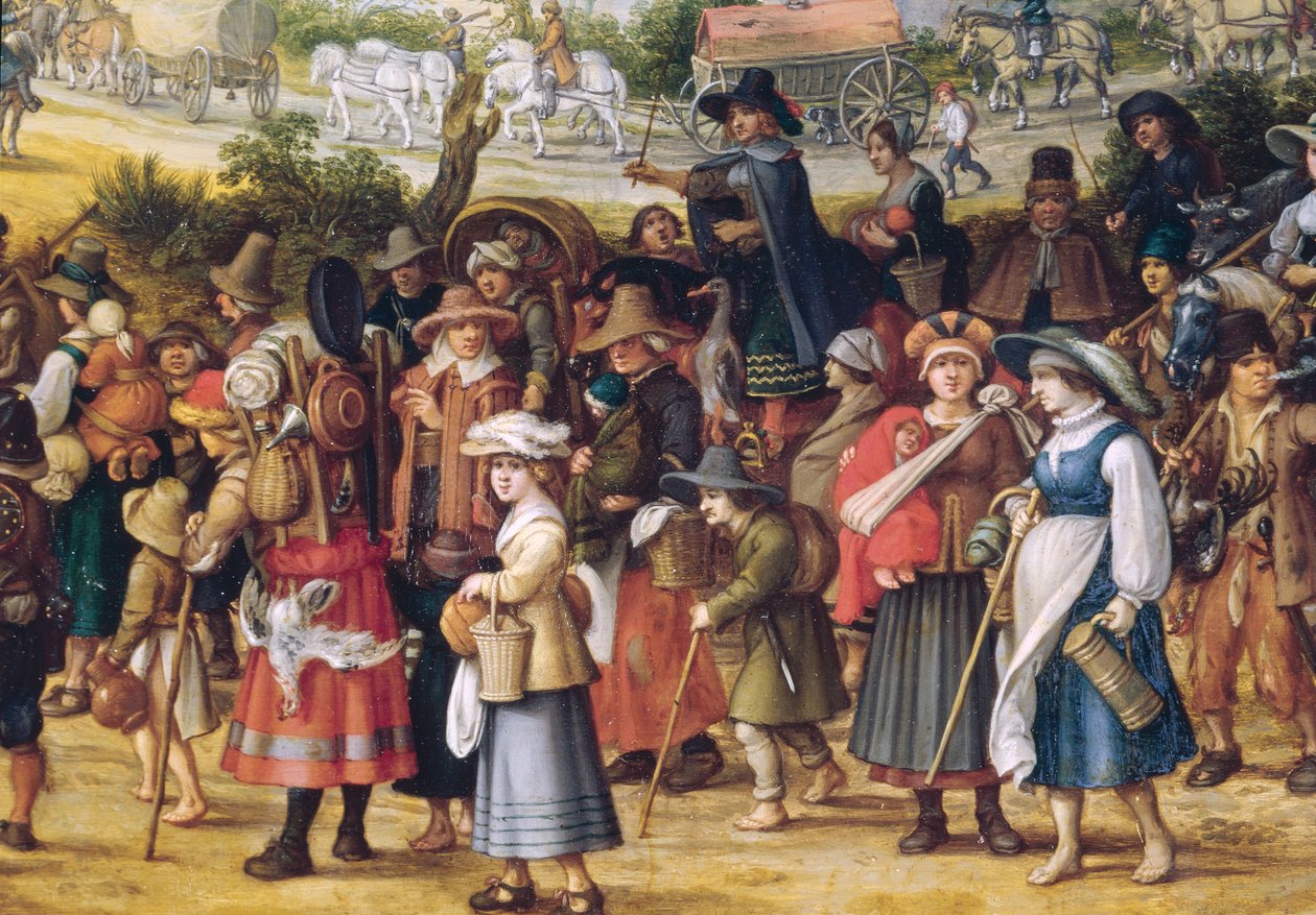 Kriegsszene (Detail) von Sebastian Vrancx