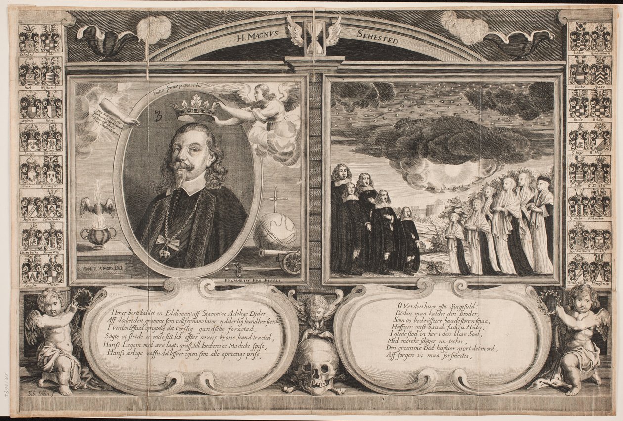 Mogens Sehested zu Holmegaard. Gedenkblatt von Sebastian Lehlin