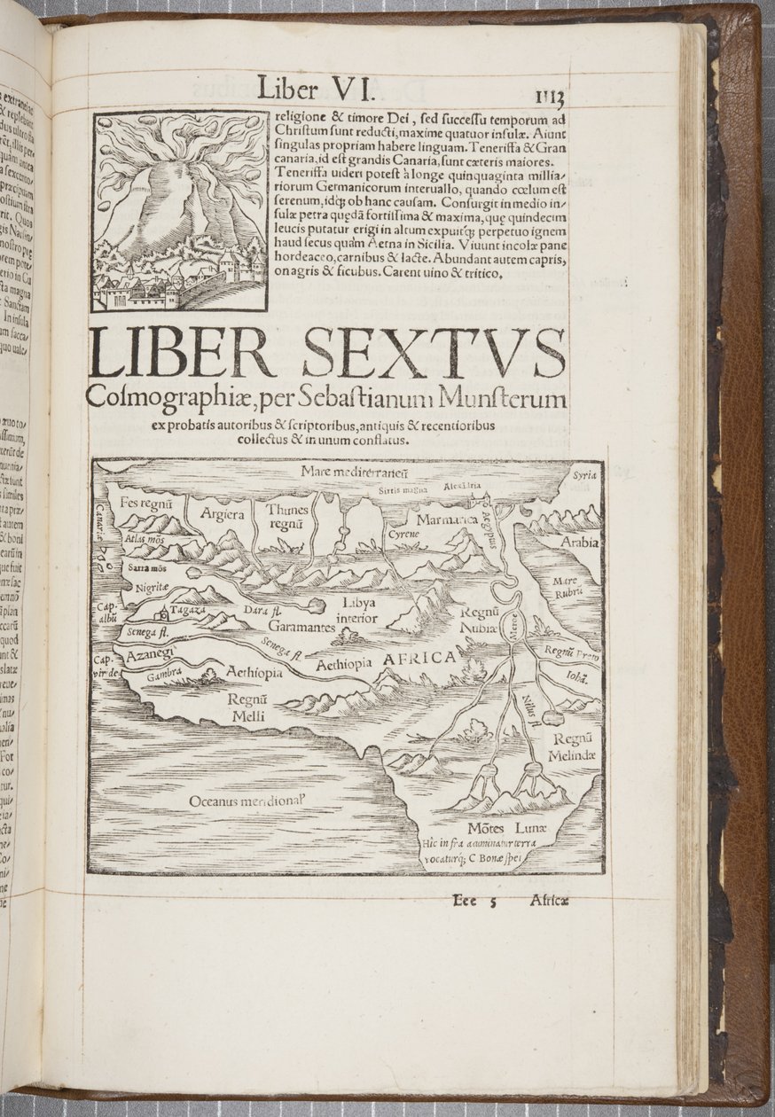 Cosmographia, Col 1113, 1544 von Sebastian Munster