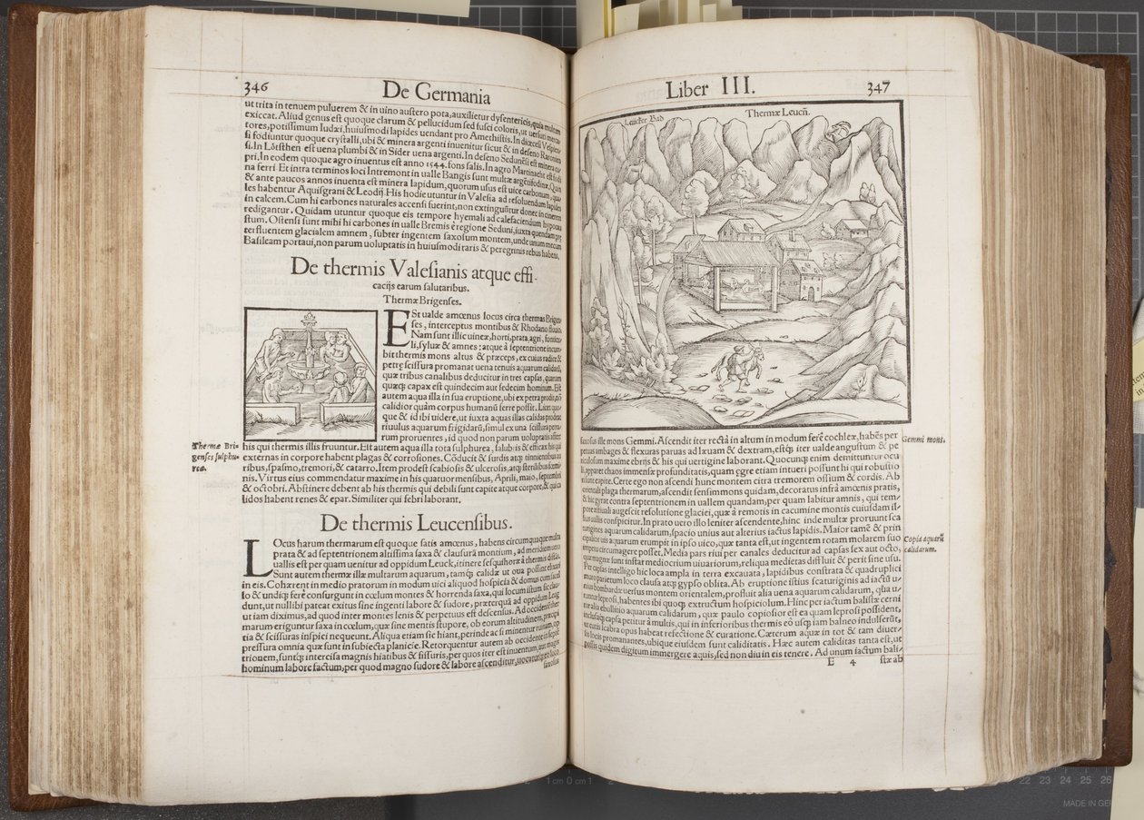 Cosmographia, Fol 346-347, 1544 von Sebastian Munster
