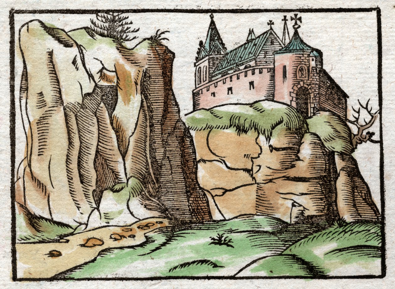 Târgoviște, Rumänien 1575 von Sebastian Munster