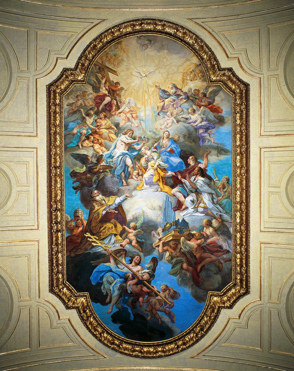Krönung der Heiligen Cäcilia von Sebastiano Conca
