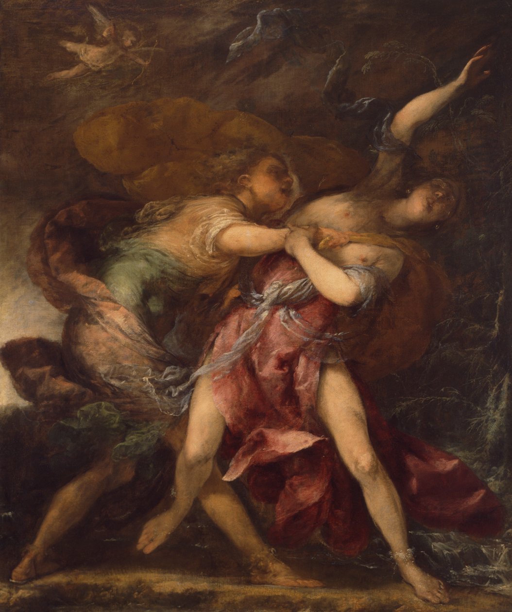 Apollo und Daphne von Sebastiano Mazzoni