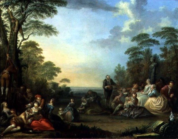 Die Vogelfänger von Sebastien II Le Clerc