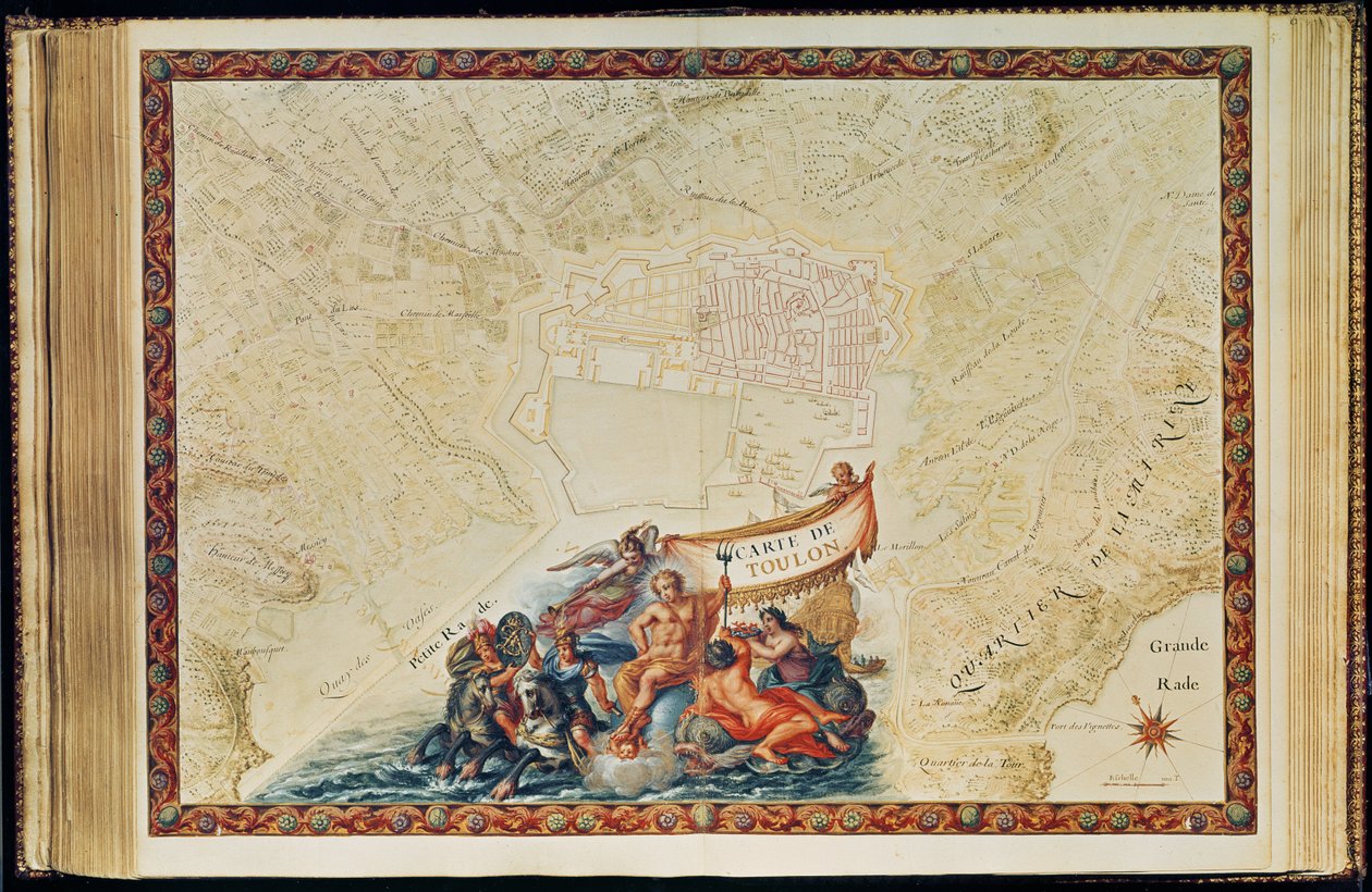 Ms. 987, Vol.2 fol.63 Plan von Toulon, aus dem 