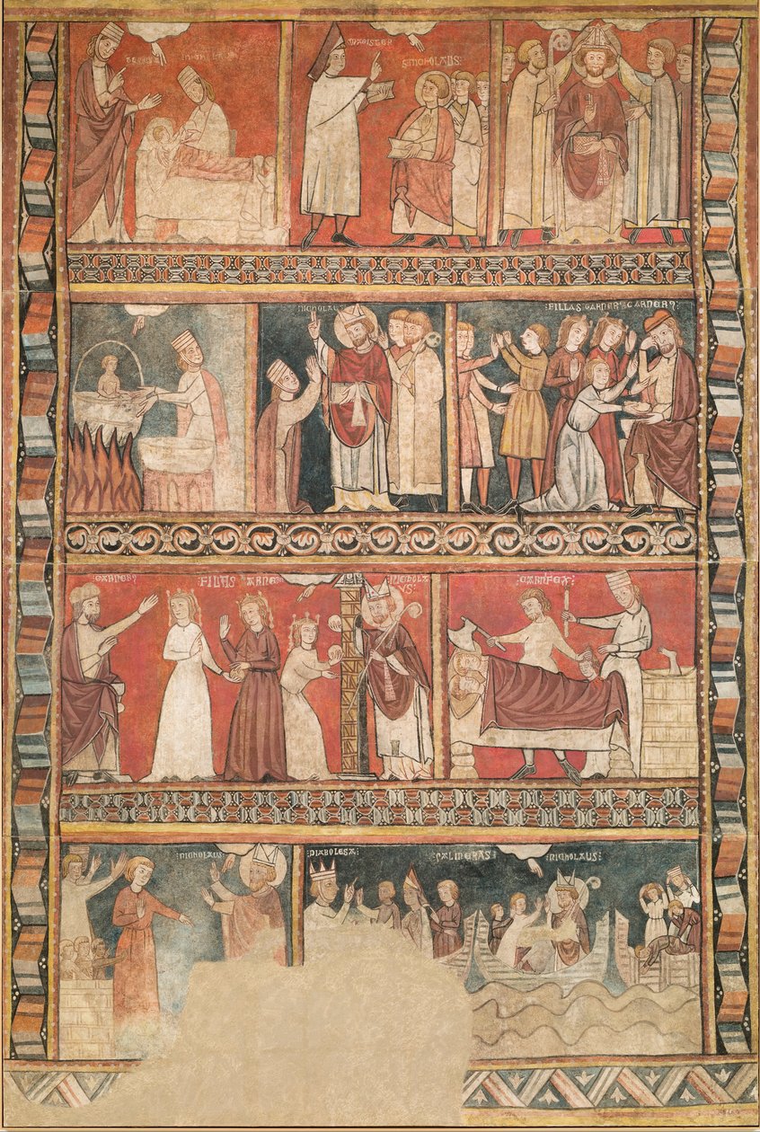 Leben des Heiligen Nikolaus von Second Master of Bierge