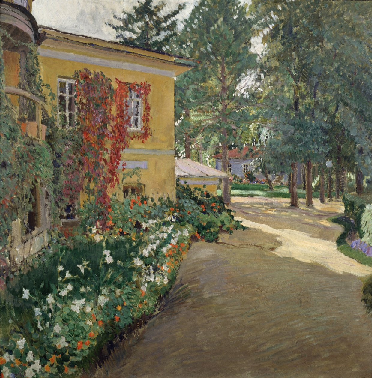Auf einem Landgut, 1910 von Sergei Arsenevich Vinogradov