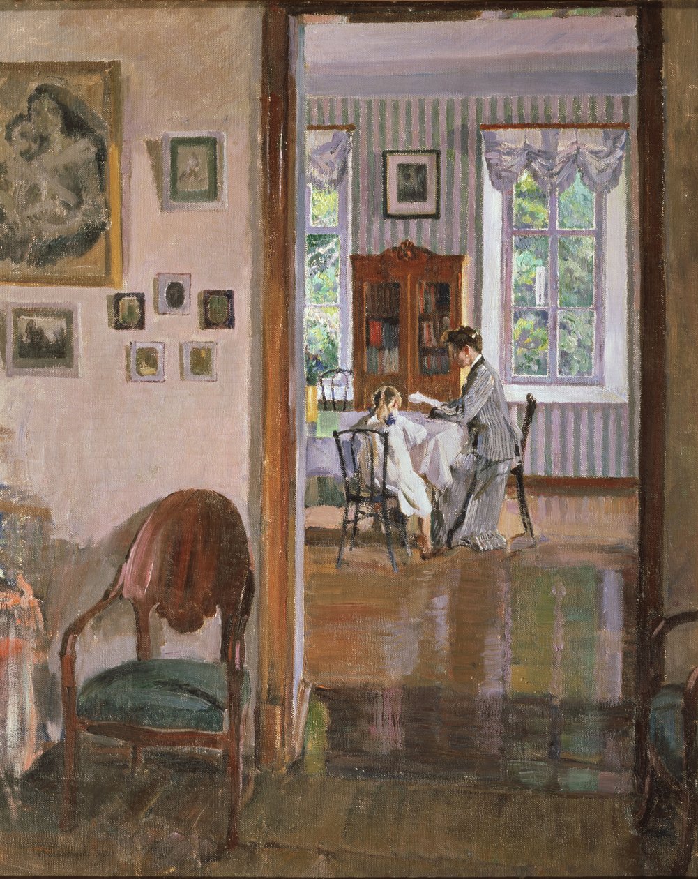 In einem Haus, 1910 von Sergei Arsenevich Vinogradov