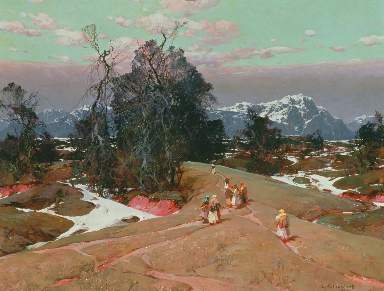 Bergszene von Sergei Kolesnikoff