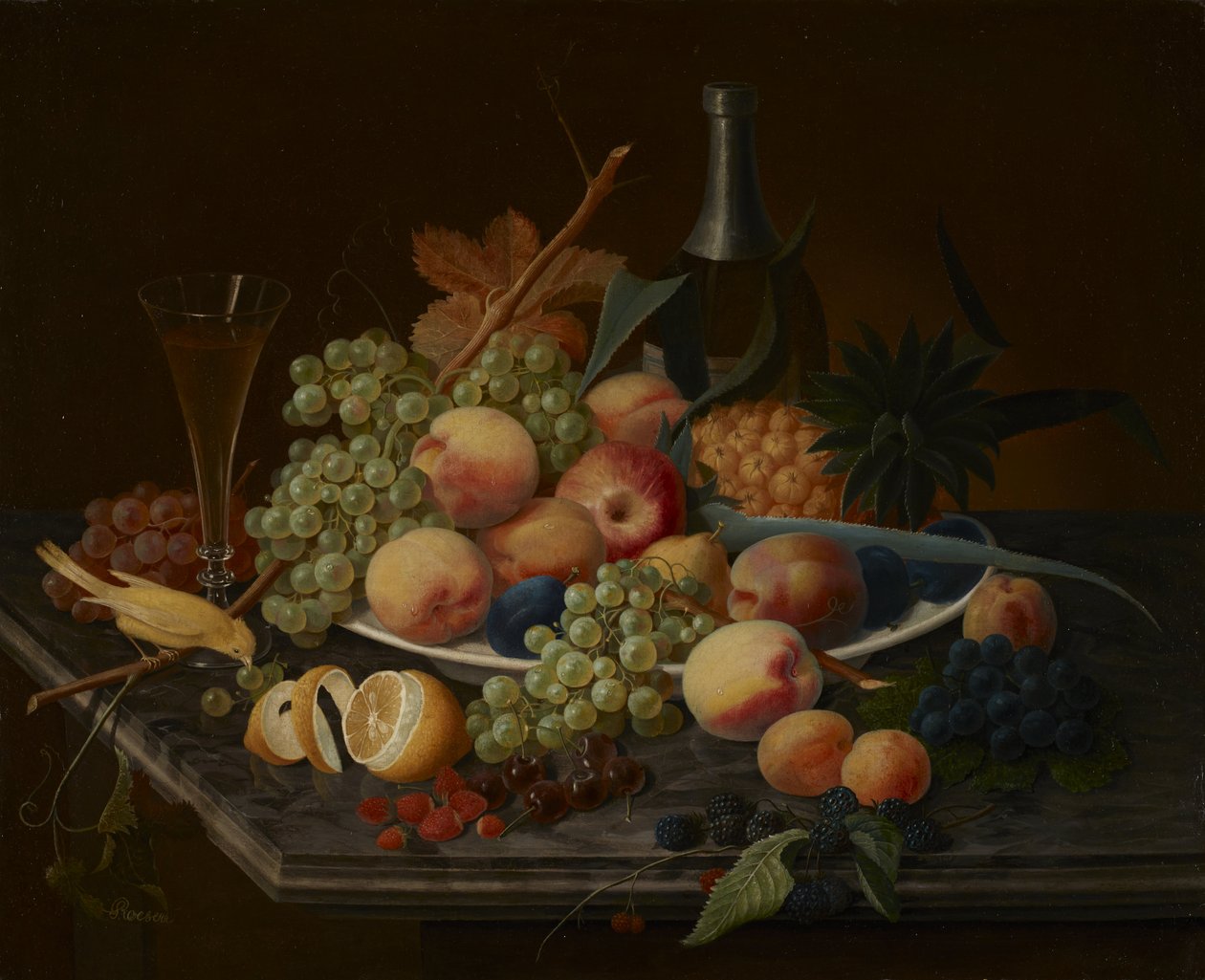 Stillleben mit Früchten von Severin Roesen