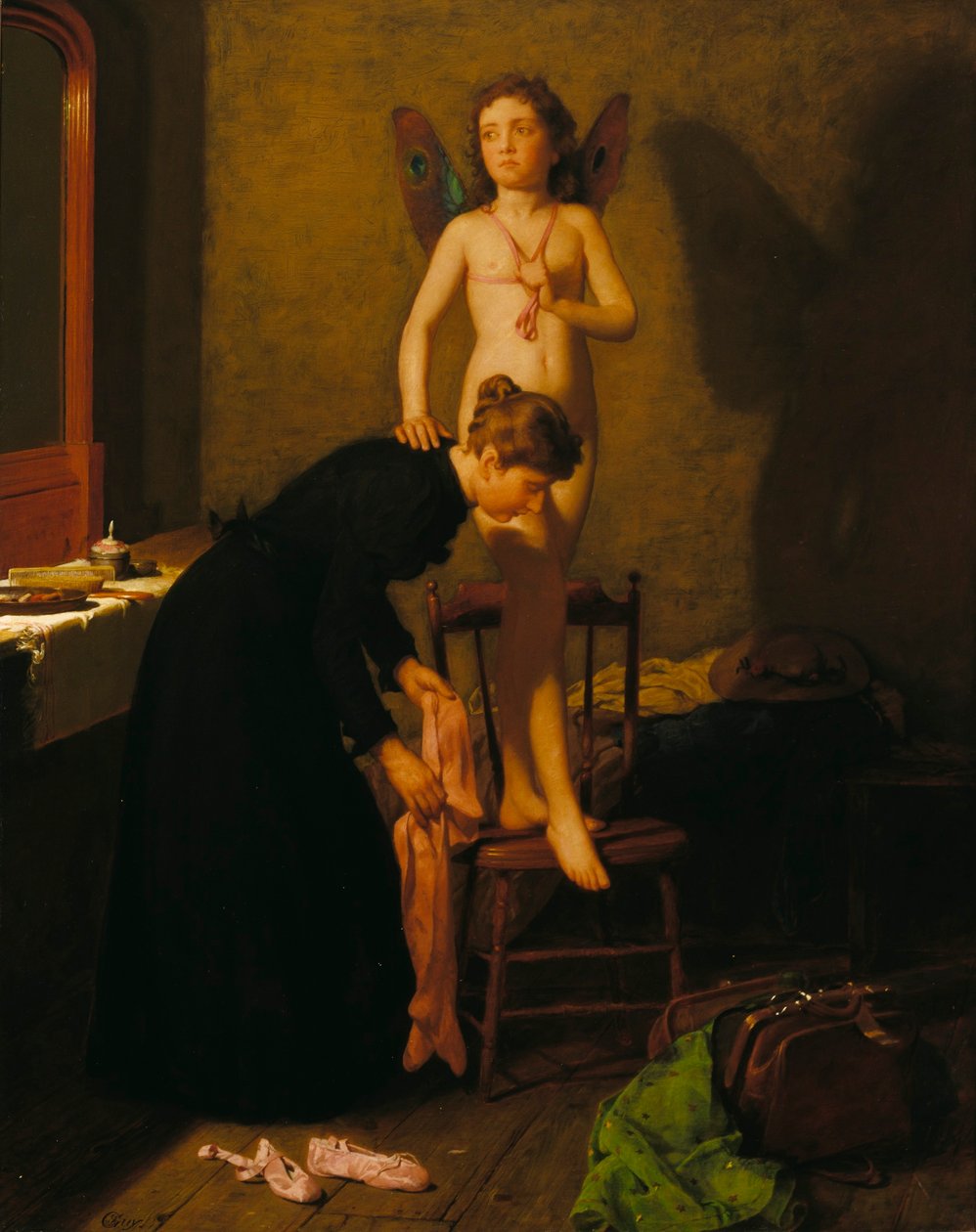 Ankleiden für die Probe von Seymour Joseph Guy