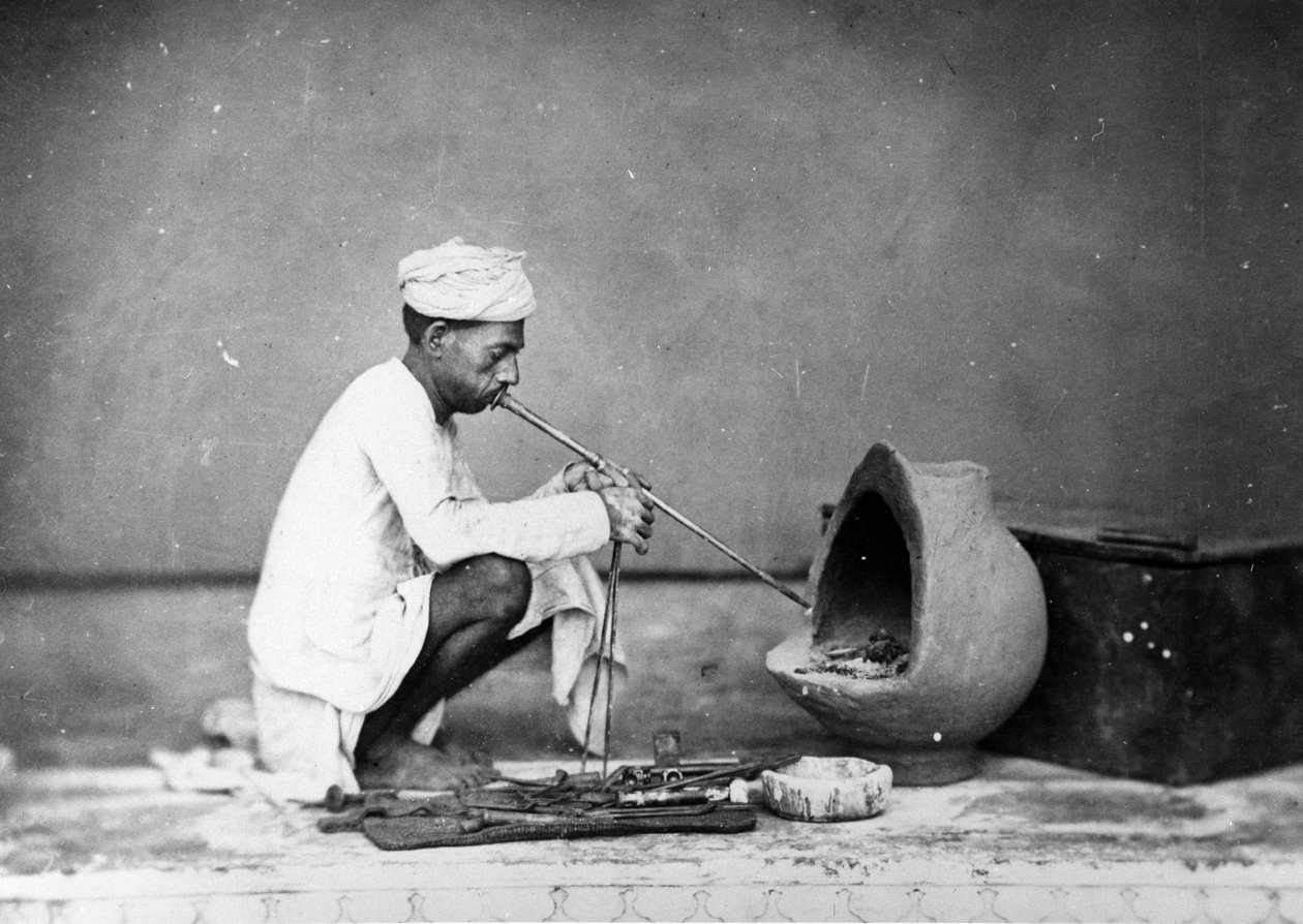 Goldschmied, ca. 1863 von Shepherd and Robertson