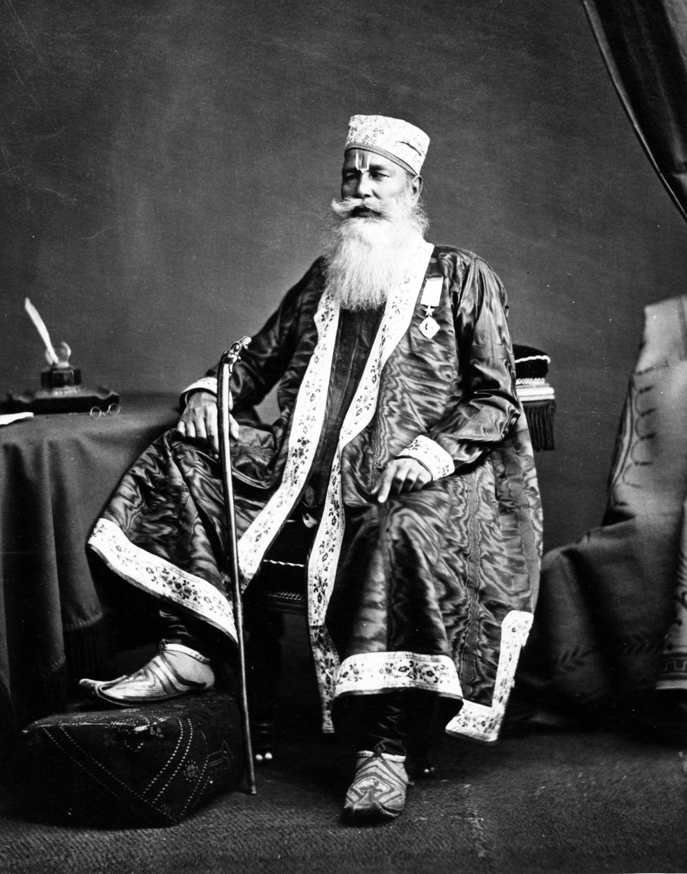 Lachman Das, Seth von Muttra, um 1863 von Shepherd and Robertson