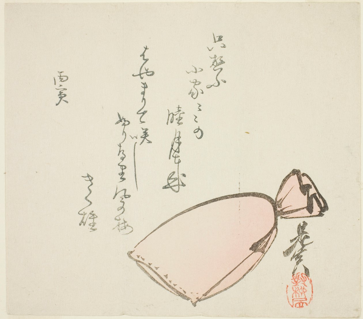 Eine Tasche von Shibata Zeshin