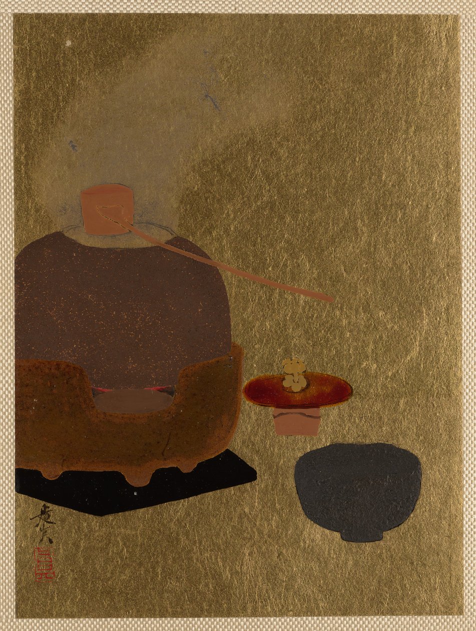 Teeceremonie-Ausrüstung von Shibata Zeshin