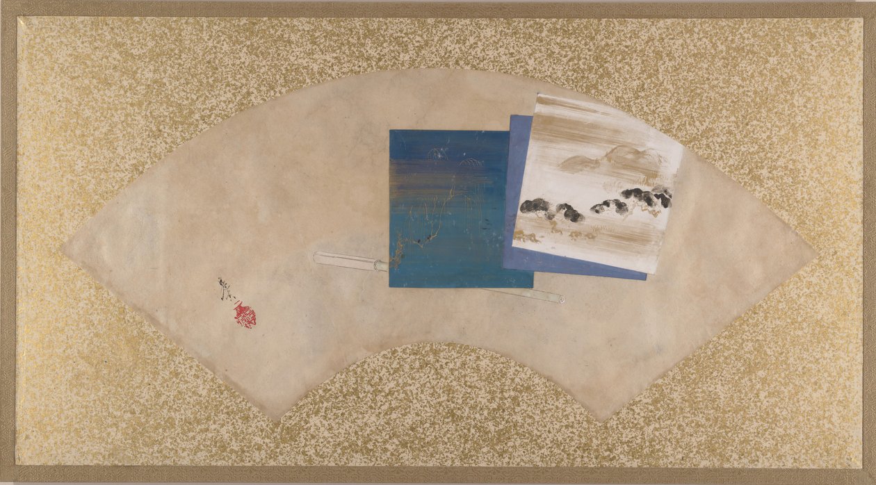 Drei Landschaften (spätes 19. Jahrhundert) von Shibata Zeshin
