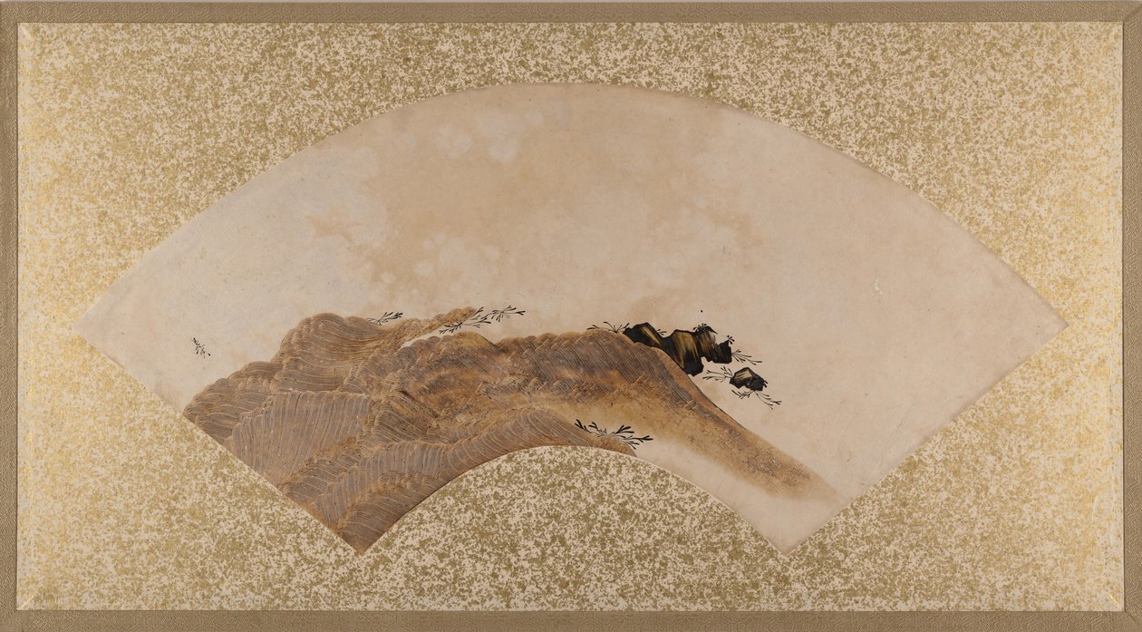 Wellen und Felsen, spätes 19. Jahrhundert von Shibata Zeshin