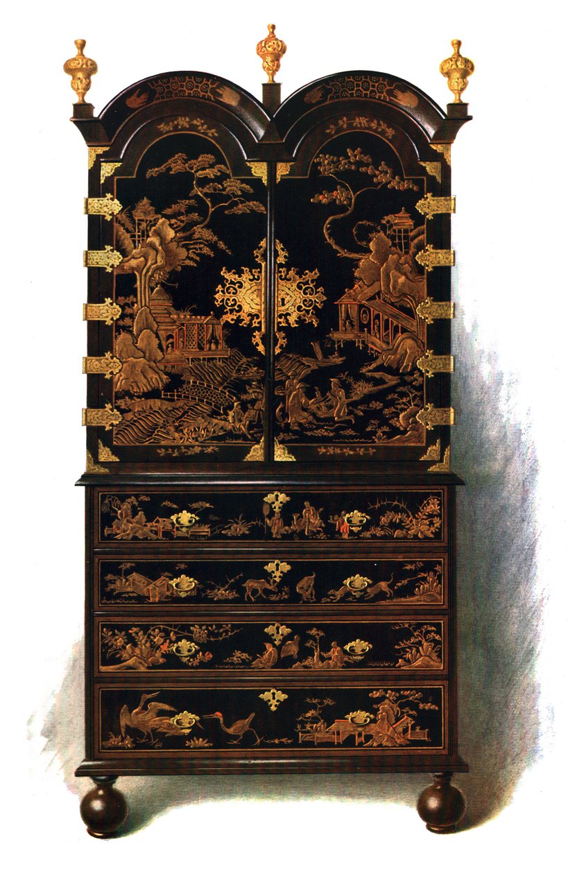 Lackschrank, 1905 von Shirley Charles Llewellyn Slocombe