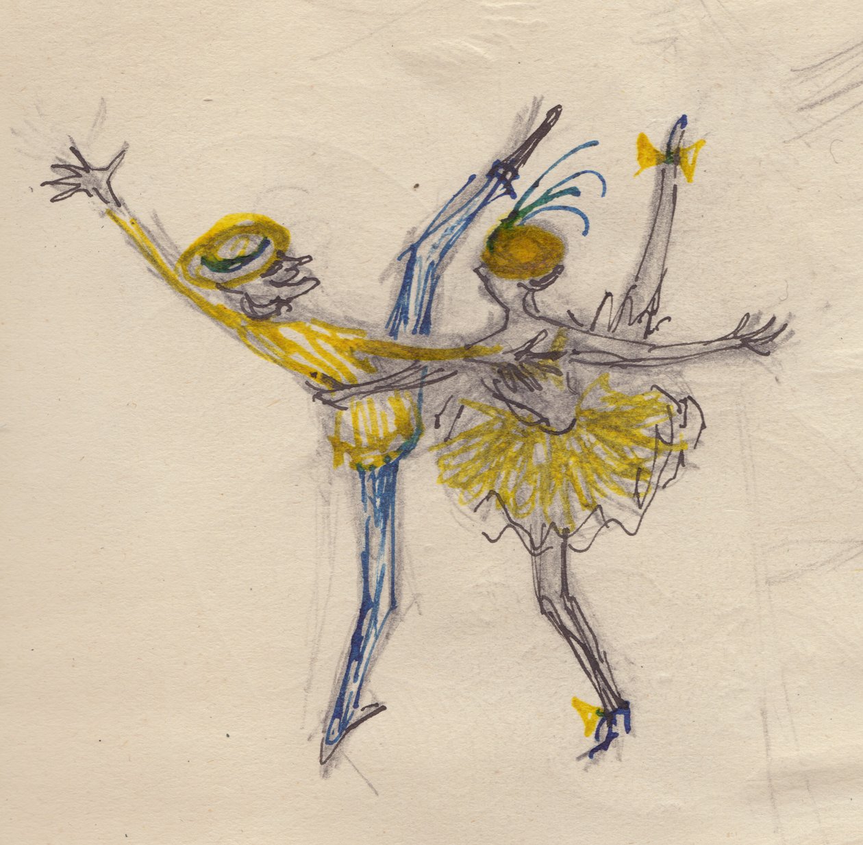 Tanzendes Paar, ca. 1950 von Shirley Markham