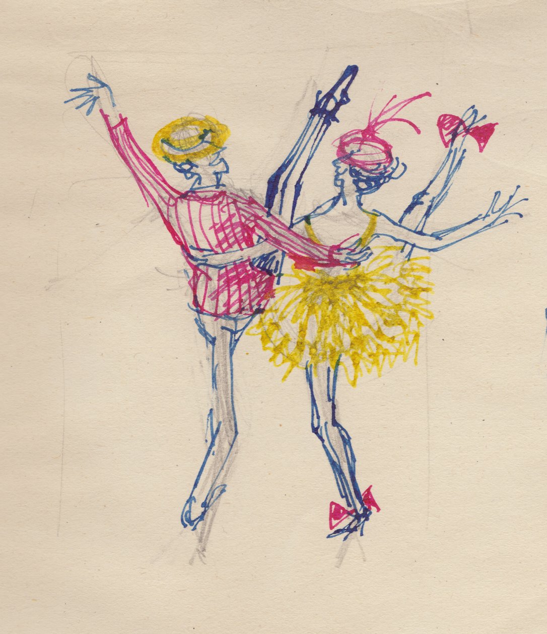 Tanzendes Paar, ca. 1950 von Shirley Markham