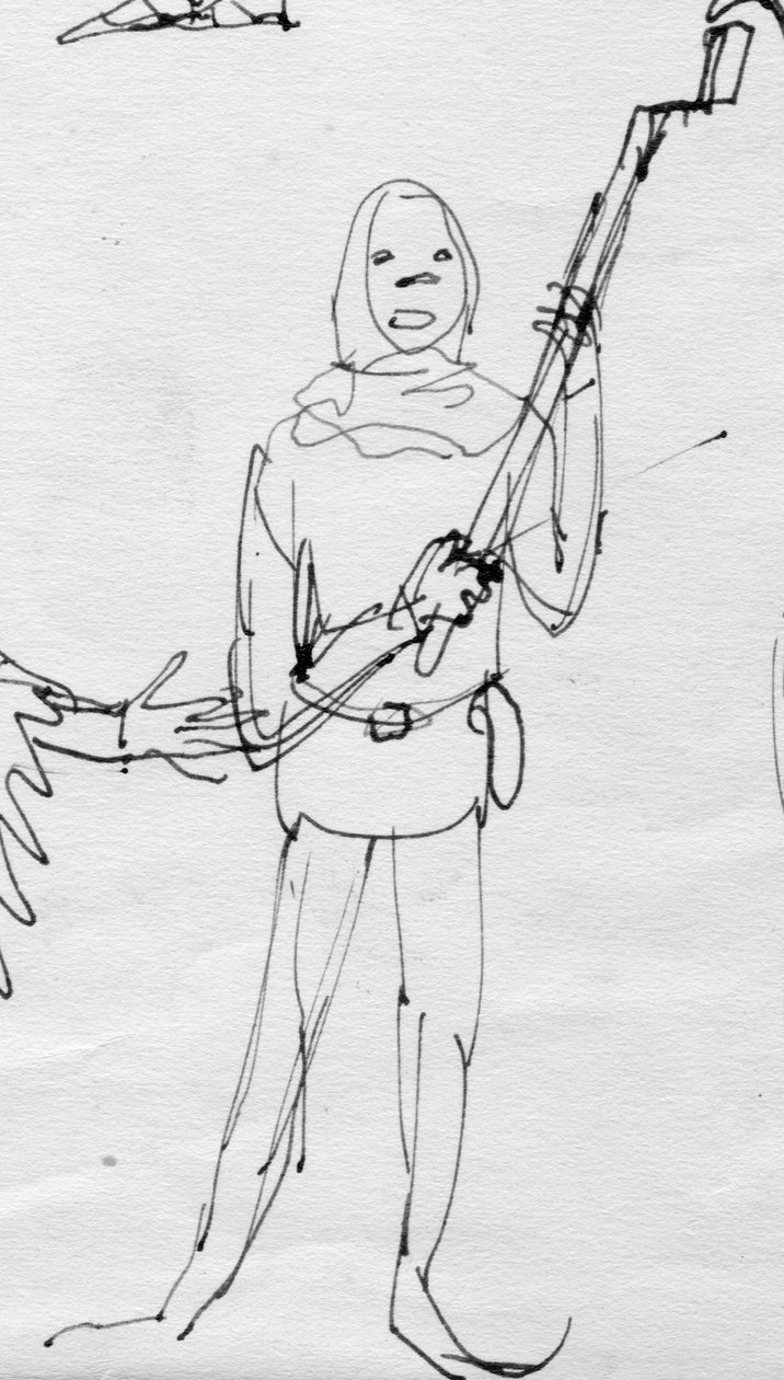 Bauer mit Kapuze von Shirley Markham