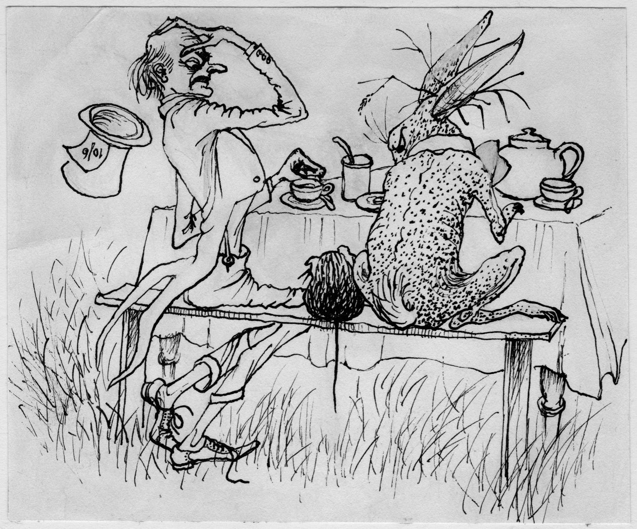 Der verrückte Hutmacher und der Hase von Shirley Markham