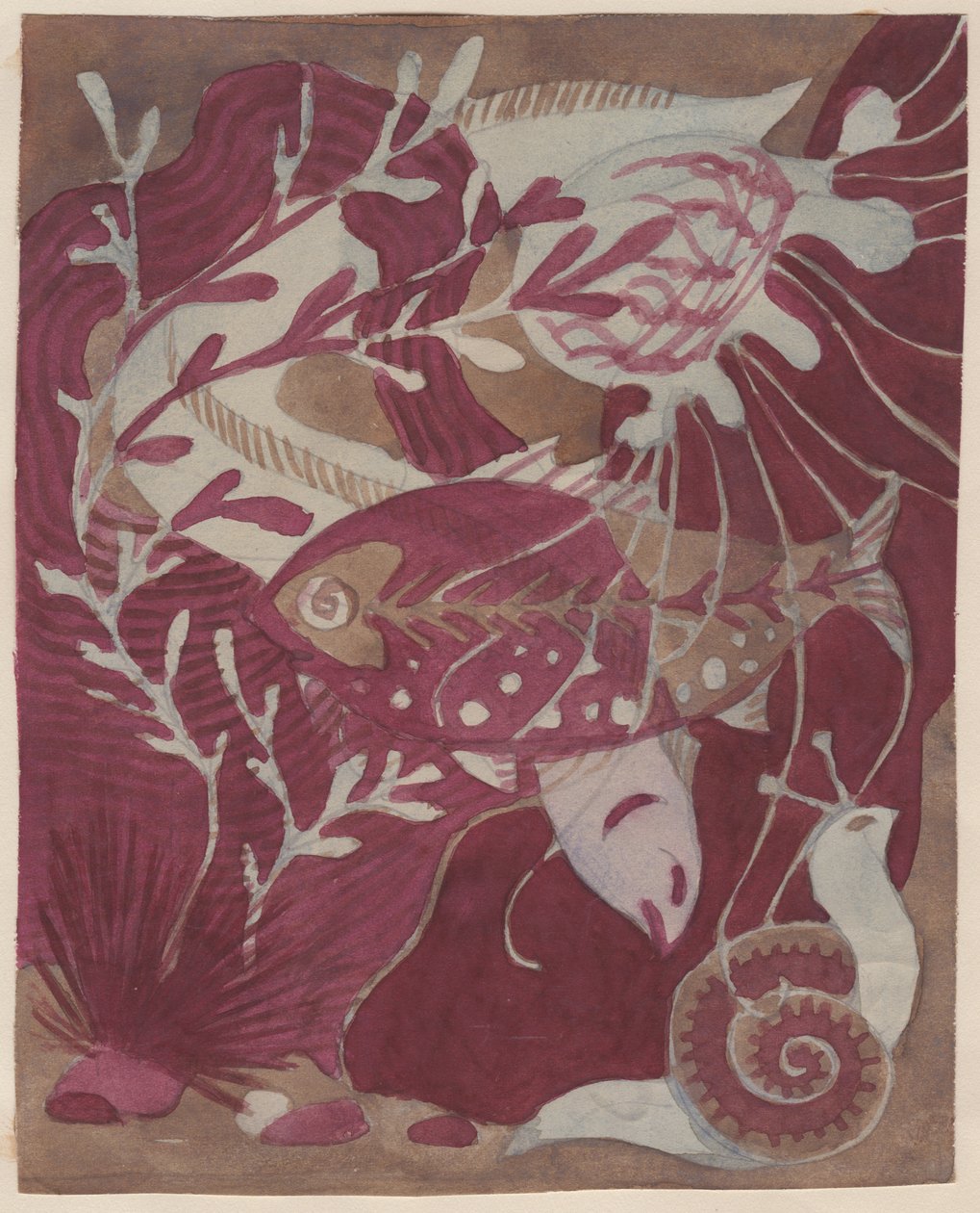 Unterwasserszene, ca. 1950 von Shirley Markham
