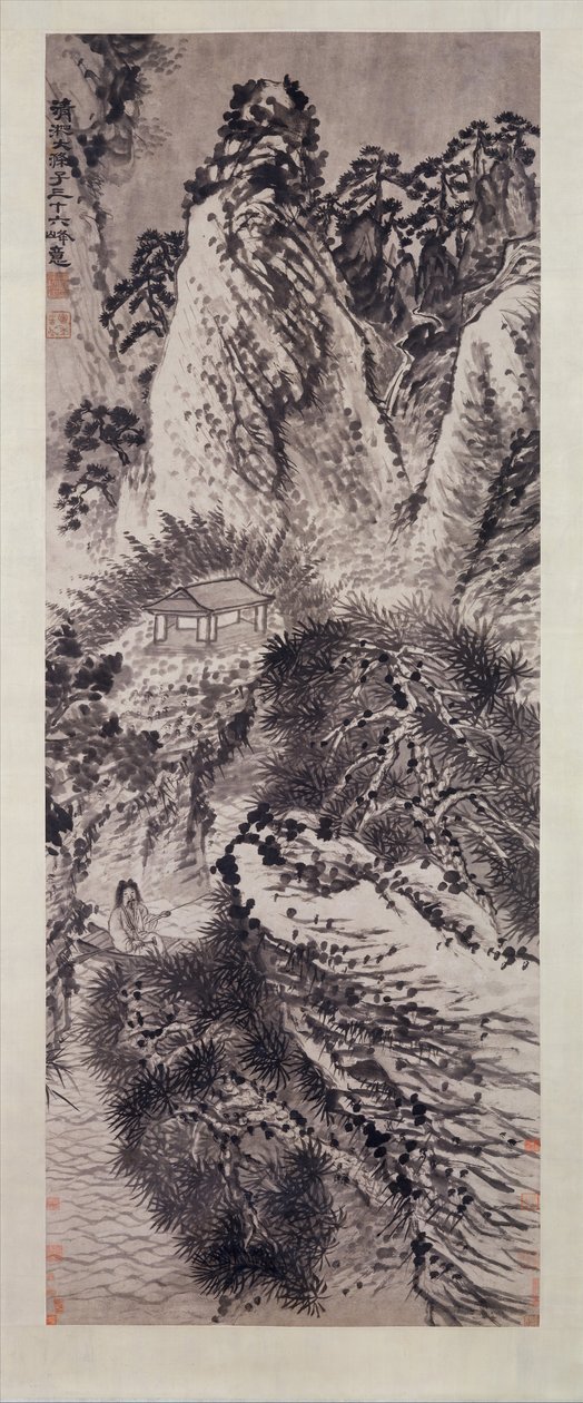 Sechsunddreißig Gipfel des Mount Huang erinnert, ca. 1705 von Shitao