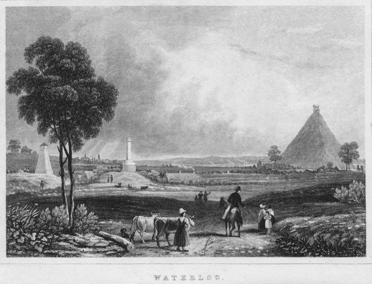 Waterloo, 1850 von Shury and Son
