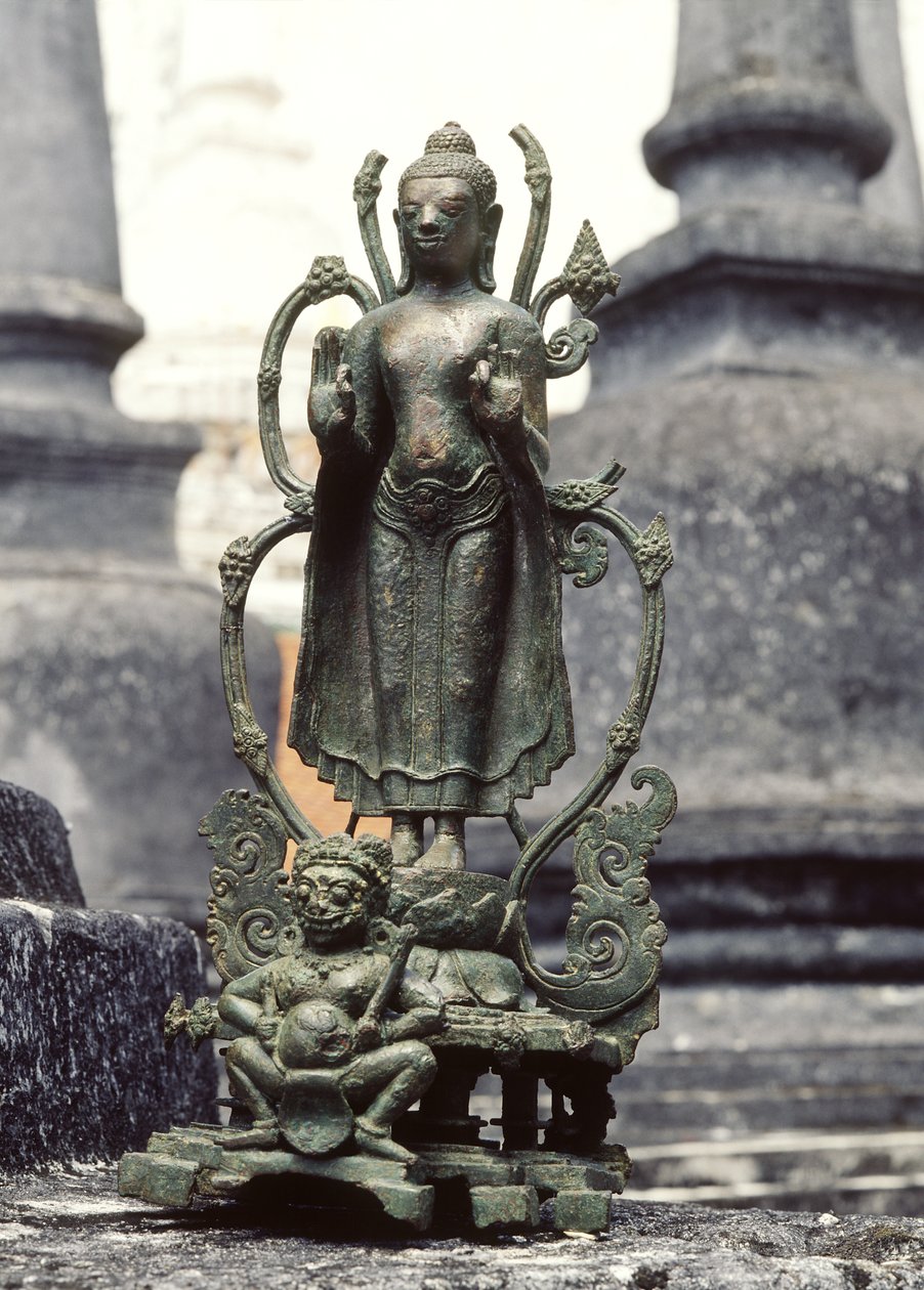 Buddha in einer Argumentationshaltung von Siamese School