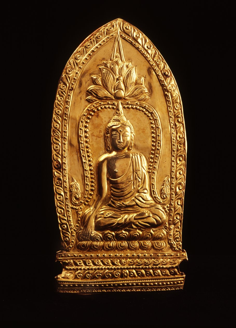 Votivtafel, die Buddha zeigt, wie er Mara unterwirft von Siamese School