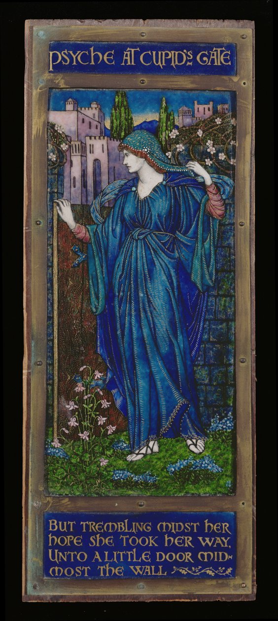 Psyche am Tor von Amor von Sidney Meteyard