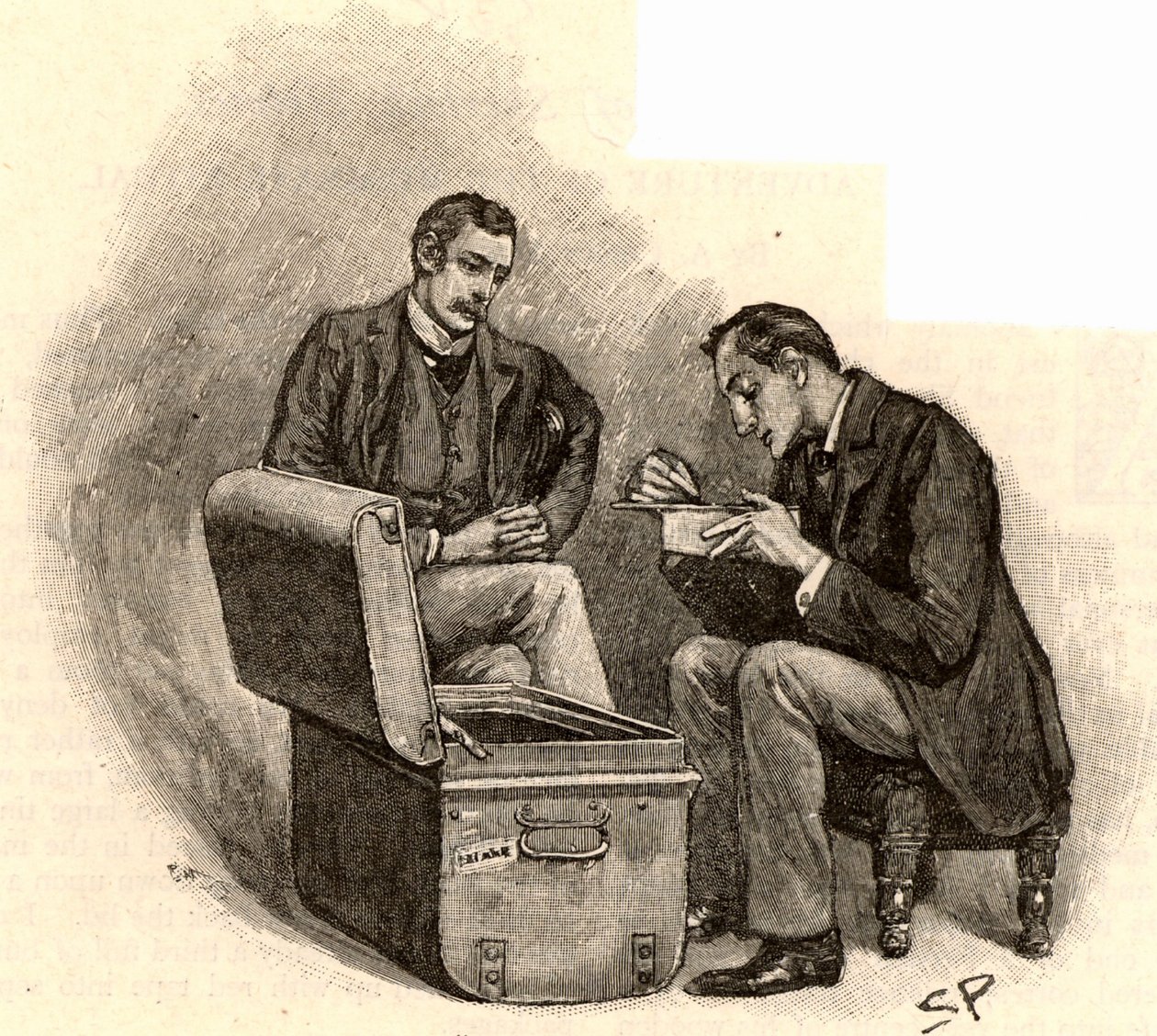 Das Abenteuer des Musgrave-Rituals von Sidney Paget