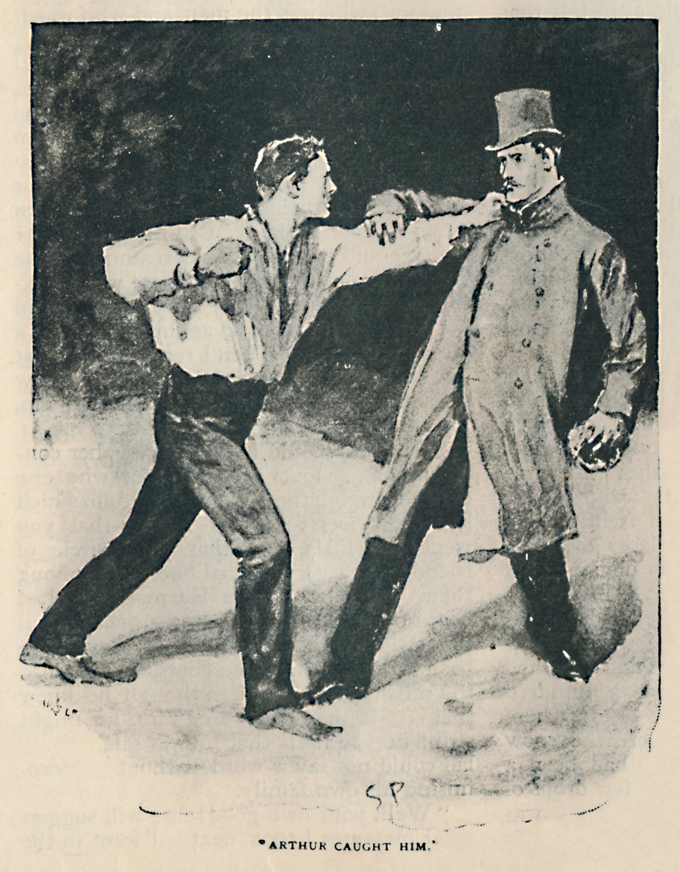 Arthur fing ihn, 1892 von Sidney Paget