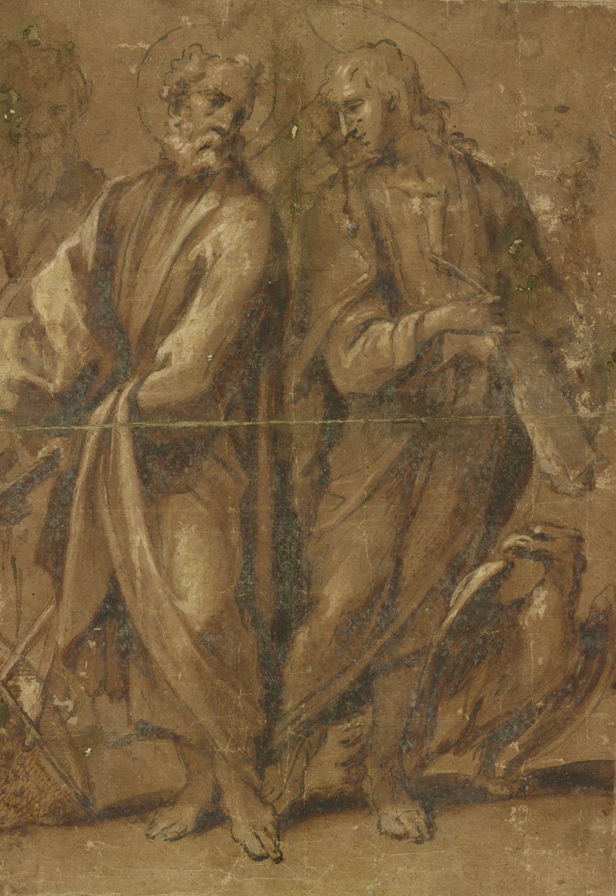 Heilige Peter und Johannes von Sigismondo Caula