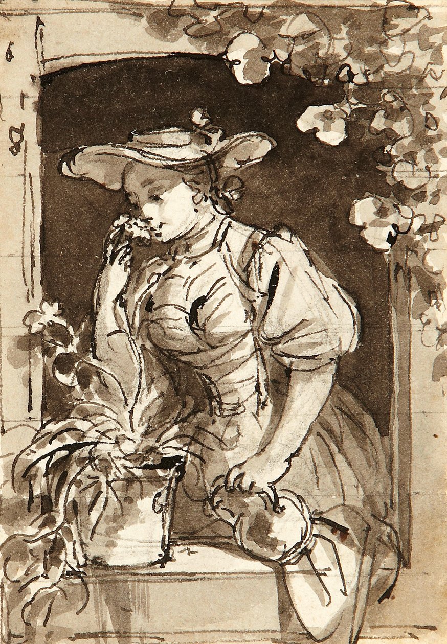 Mädchen in Berner Tracht von Sigmund Freudenberger