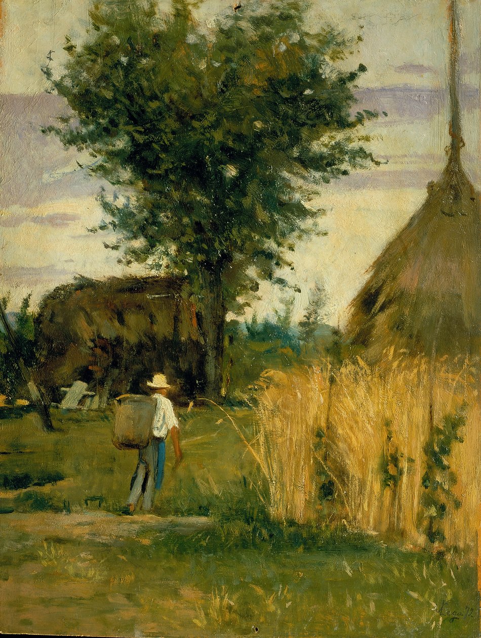 Auf dem Bauernhof von Silvestro Lega