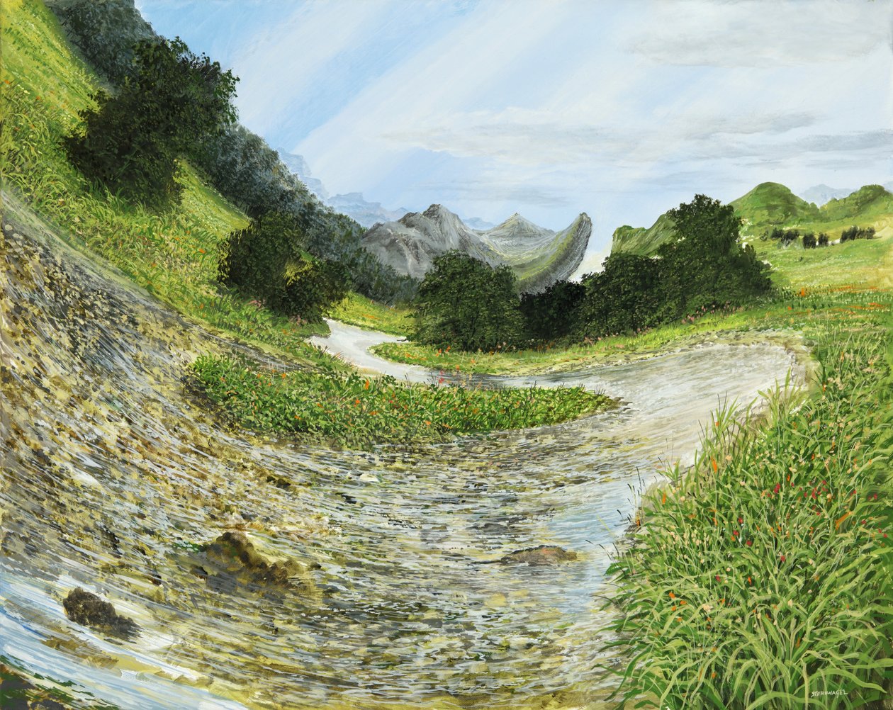 Gebirgsbach von Silvian Sternhagel