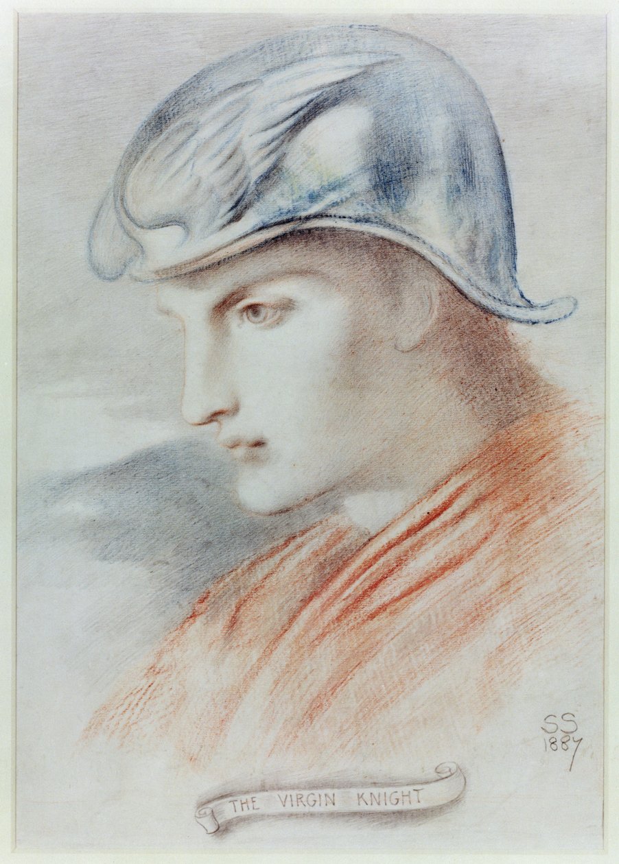 Der jungfräuliche Ritter, 1887 von Simeon Solomon