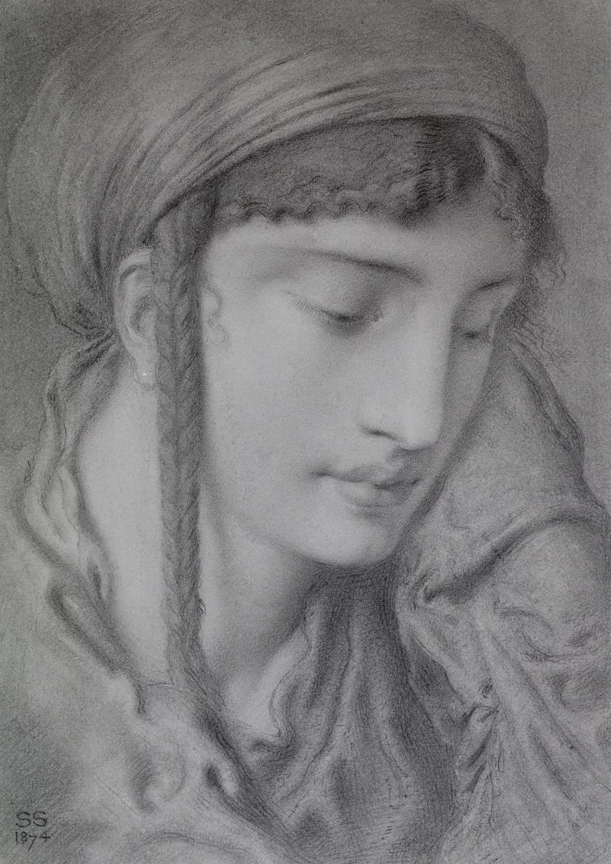 Ein hebräisches Mädchen von Simeon Solomon