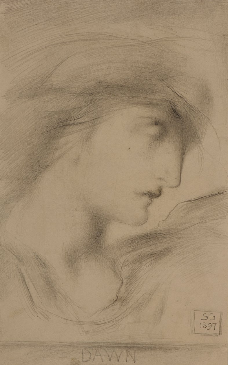 Morgendämmerung von Simeon Solomon
