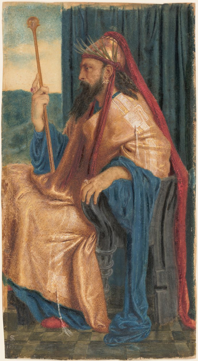 König Salomo von Simeon Solomon
