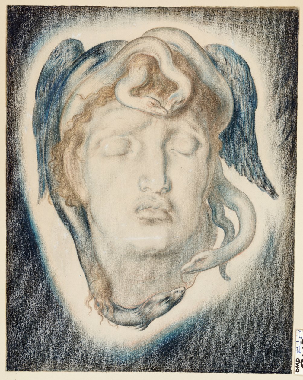 Der Kopf der Medusa, 1884 von Simeon Solomon