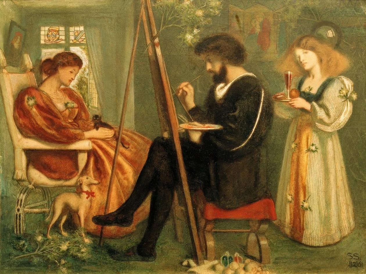 Der Garten des Malers von Simeon Solomon