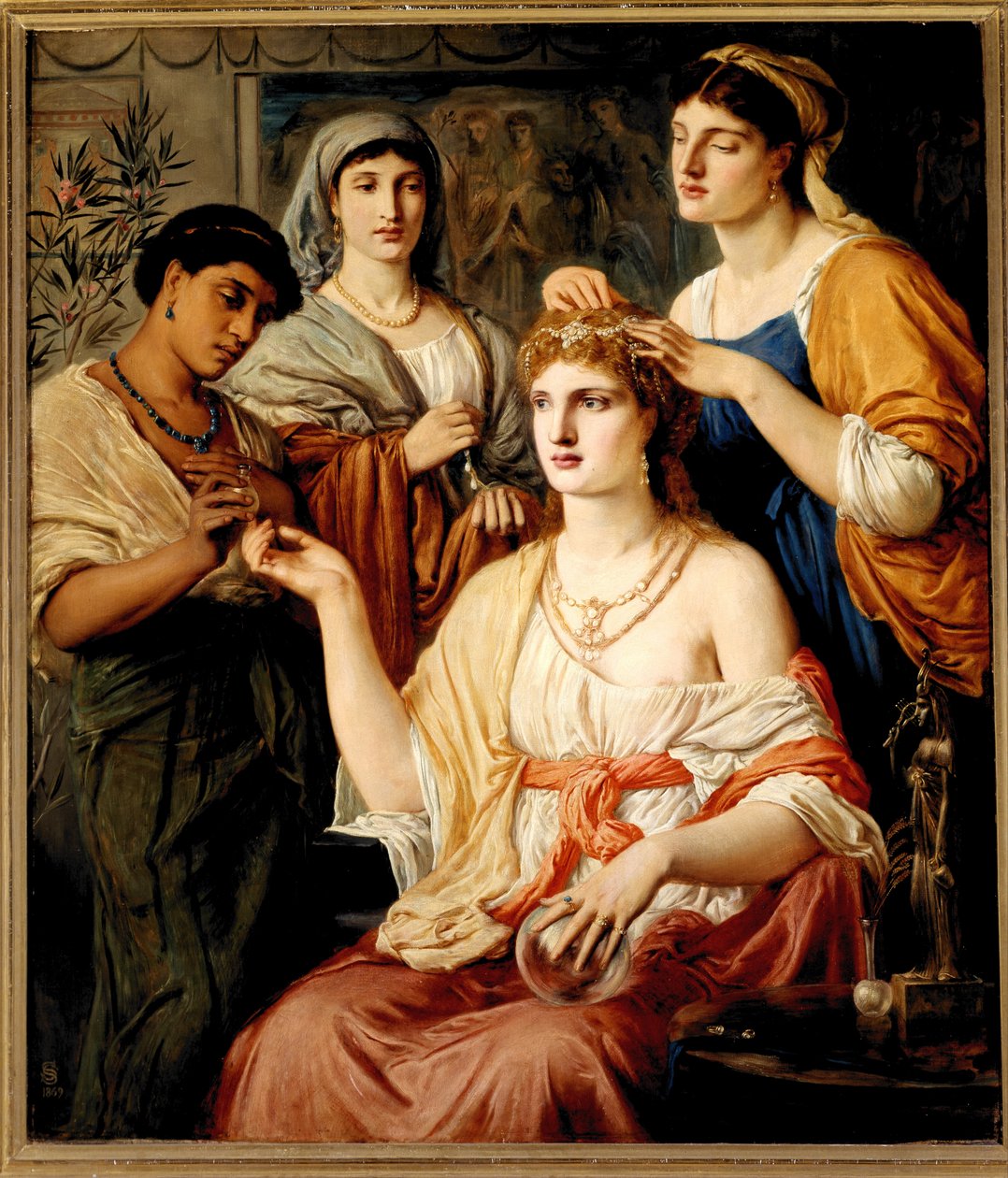 Die Toilette einer römischen Dame von Simeon Solomon