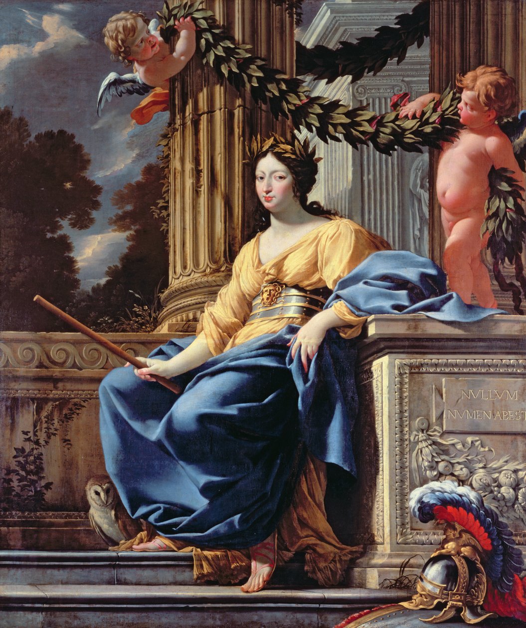 Allegorisches Porträt von Anne von Österreich, nach 1643 von Simon Vouet