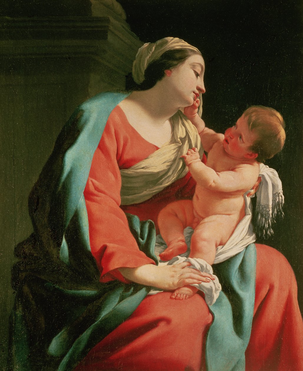 Madonna mit Kind von Simon Vouet