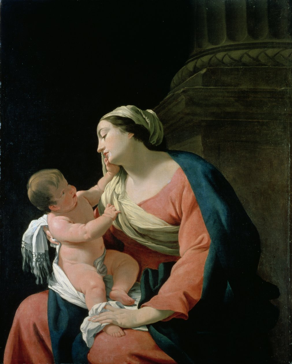 Madonna mit Kind, 17. Jahrhundert von Simon Vouet
